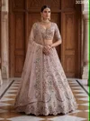 3038 A and B Premium Net Embroidery Designer Lehenga Choli
